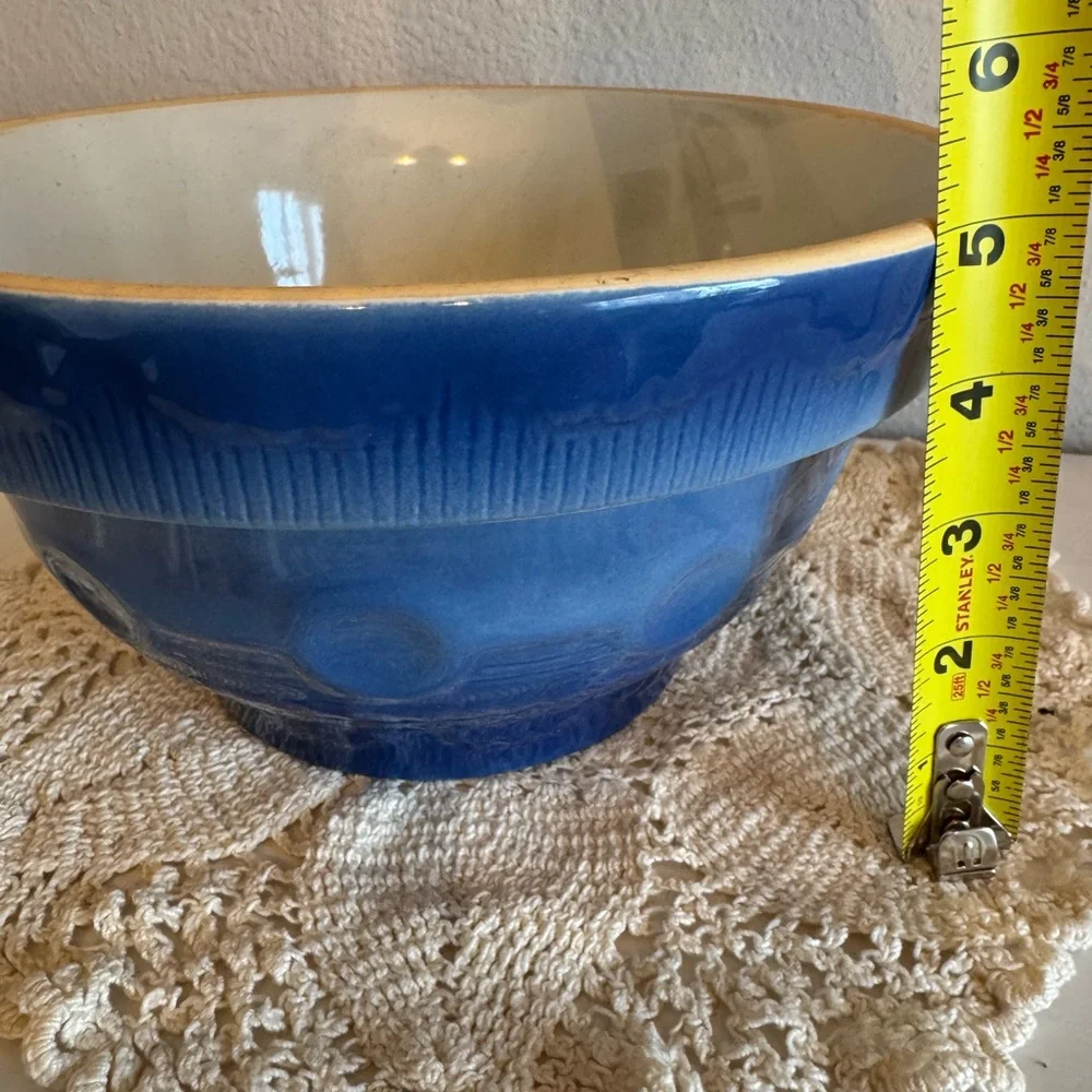 Vintage Blue Stoneware Bowl Set - Picture 7 of 16